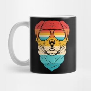 Dog Retro Rottweiler Mug